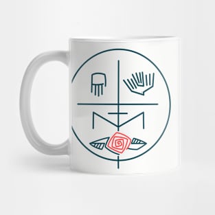 Abstract contemporary religious symbol Mug